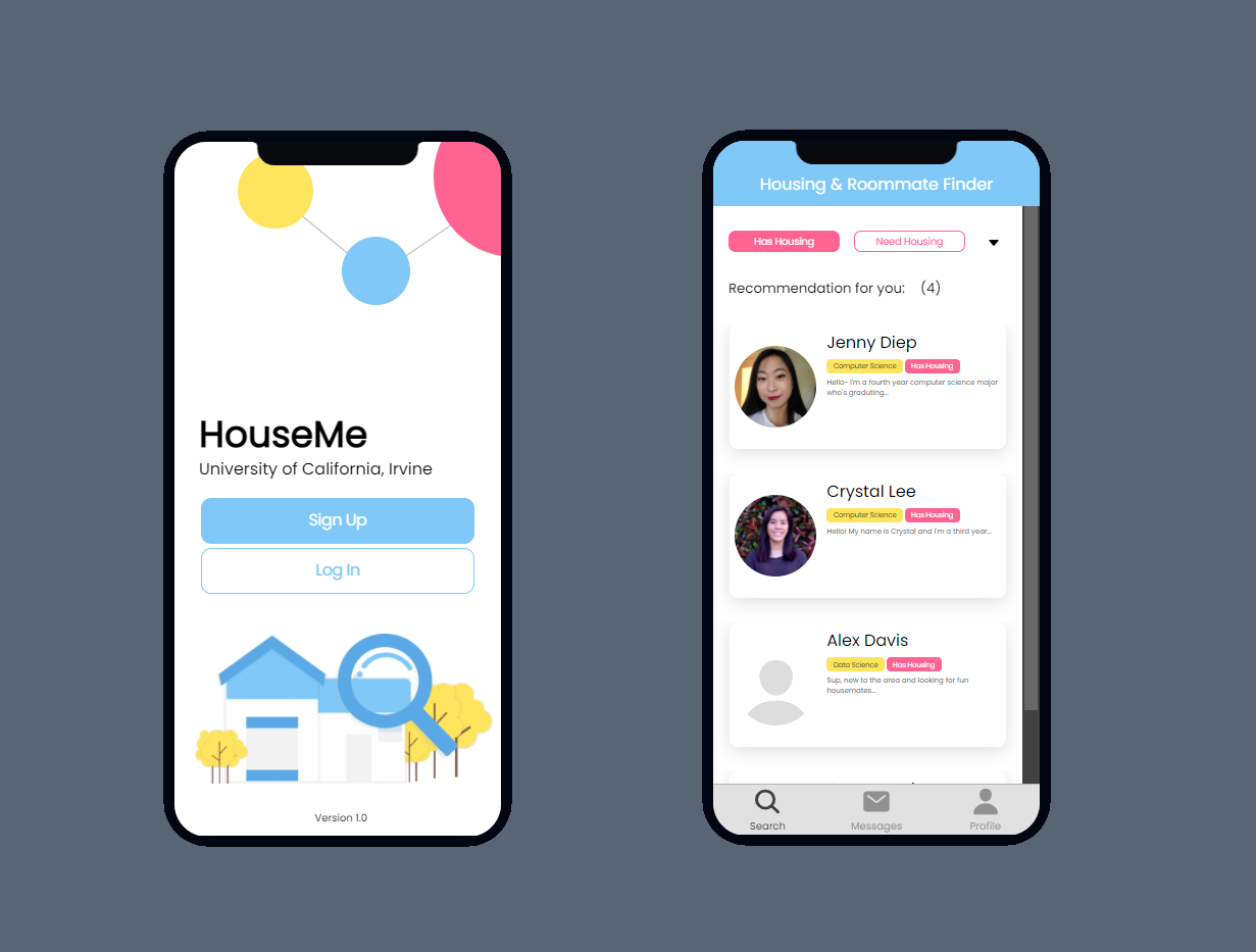 roommate/housing finder app