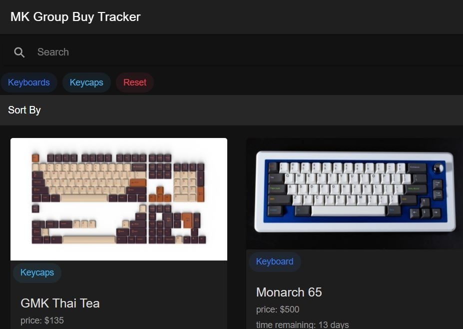 mechanical keyboard group buy website